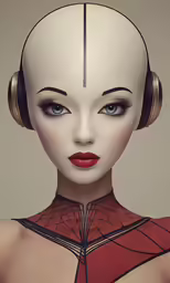 an image of a woman with headphones on her ears