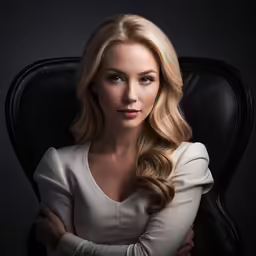 the actress in a black and white photo