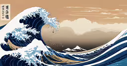 an image of a big wave going down the ocean,an illustration of a wave breaking in the ocean