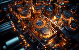 a closeup shot of many small electronic devices