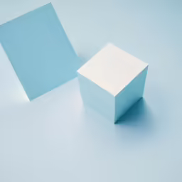 an odd image of two small squares of color