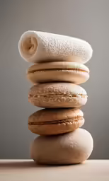 an image of stacked pastries on top of each other