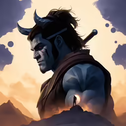 a picture of a man with his face painted like he is in an avatar