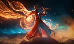 the artwork for doctor strange by steve scott