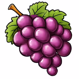 grapes with leaves and green leaves on them