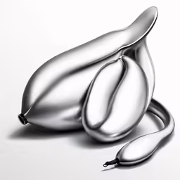 two different types of objects that look like fruit