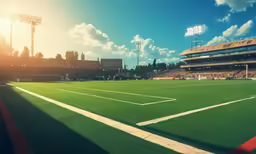 this is a shot of a baseball stadium