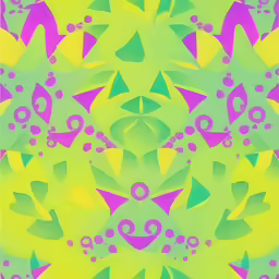 an image of a brightly colored pattern