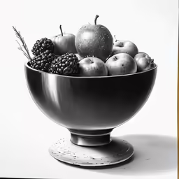 a bowl full of different types of fruit
