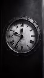 a clock with roman numerals on the face