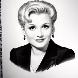 the portrait of a woman wearing pearls and jewelry