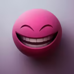 an odd shaped ball with a smiley face