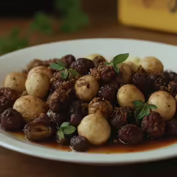 the meat and vegetable dish is very tasty