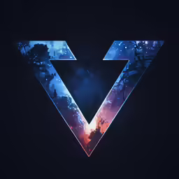 a very nice 3d triangle logo