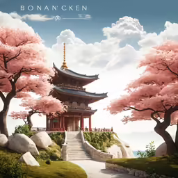 an illustration of the scenery of china