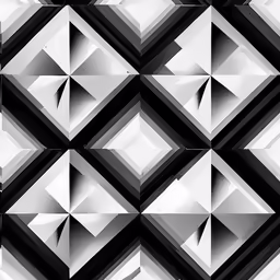 a photo of an image of a tile wall in black and white
