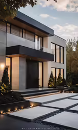 the large building is on an expansive plot