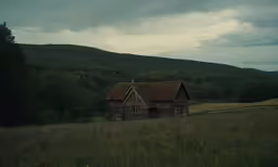 an old church on the edge of a field