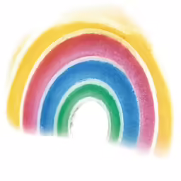 a colored circle made of paste and ink