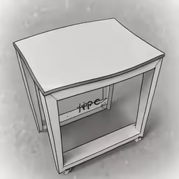 this is an image of a drawer with a hinge