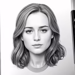 drawing in a realistic fashion line by artist and graphic designer ali zharni