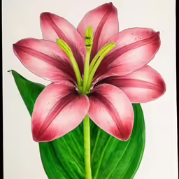 a close up photo of pink flower in a vase