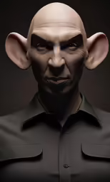 a character from avatar that is looking into the camera