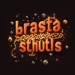 an artistic illustration of the words brasil da shuts