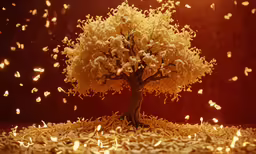 a decorative figurine that looks like a tree