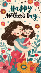 the image shows a mother
