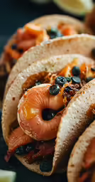 some sort of food with different colors and sizes