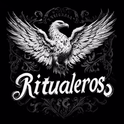 an image of a white bird that is in a tattoo style