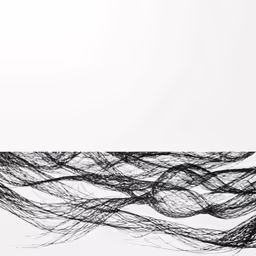 a drawing of waves in the ocean