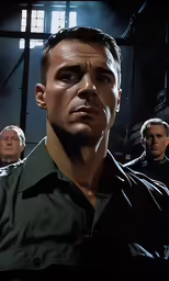 a group of men standing next to each other