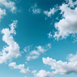 a group of people standing on top of a lush green field under a blue sky