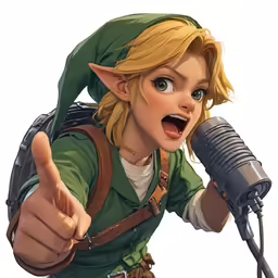a person giving the thumbs up with an animated look