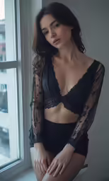 an image of a woman that is sitting down