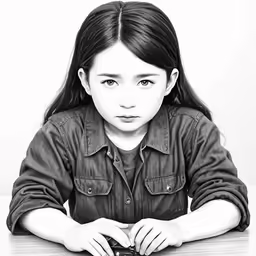 an adorable little girl playing on a remote control