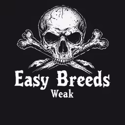 an easy breads logo with two crossed bones