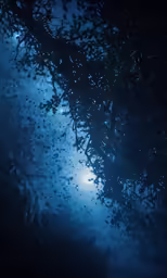 an extremely dark blue background with rain drops on it