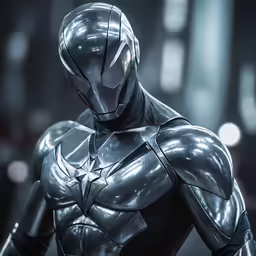 a close - up shot of the suit on the television screen
