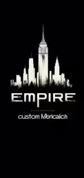 the empire custom logo is designed to match the city skyline