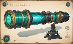 a telescope sitting on a tripod with a tripod