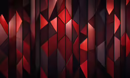 an image of abstract shapes made up of triangles