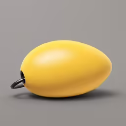 a fruit with a ring in the shape of an object