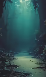 a dirt road in the forest surrounded by trees