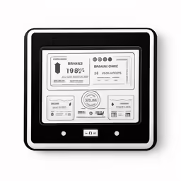 a small black and white electronic device
