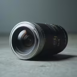a lens with an extra - wide focal lens mounted