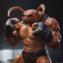 a naked and muscleed man wearing wrestling gear