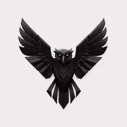 a paper art of an owl with wings spread out